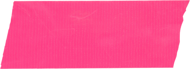 Pink adhesive sticky tape isolated on white background