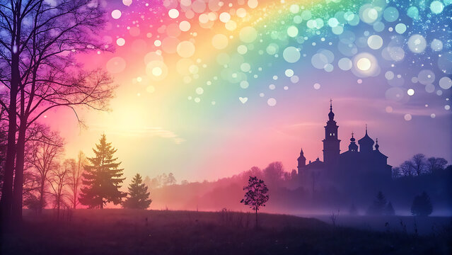 A collection of colorful, abstract and fantastical backgrounds