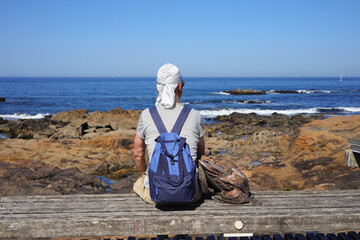 Relaxing on the coast of Porto - Portugal