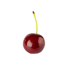 Cherry, cutout, full depth of field.