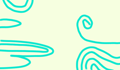 맑은 연옥색 띠 일렁임 배경