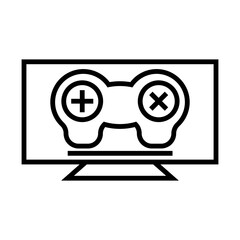 Gaming Monitor icon design