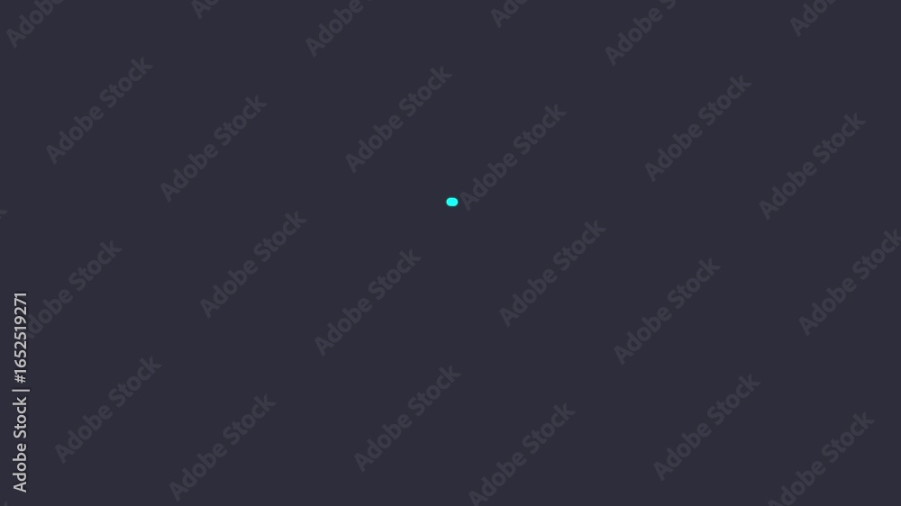 Poster doth circle loading icon loop out animation with dark background. round animation on background.