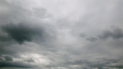 A Dramatic Cloudy Sky with Overcast Conditions, Enveloping the Atmosphere in Mystery and Beauty