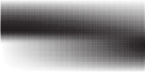 Grunge halftone gradient background. Faded grit noise texture. White and black sand wallpaper. Retro pixelated backdrop. Anime or manga style comic overlay. Vector graphic design textured template