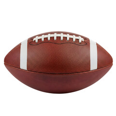 Fototapeta premium American Football: Close-Up View of a Classic Pigskin