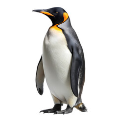 Fototapeta premium Majestic King Penguin Antarctic Avian Icon