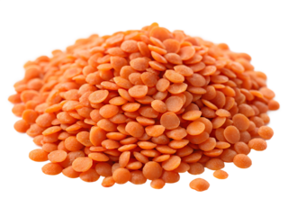 Pile of Red Lentils