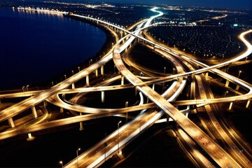 夜, トラフィック, シティ, 道, 光, ハイウェイ, 自動車, 通り, はやさ, モーション, アーバン, かすみ, 交通, 運送, 都市景観, 断食, 暗い, 高速道路,