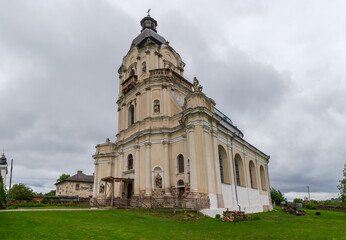 Ancient Baroque Church of the Holy Trinity in Mykulyntsi, Ukraine