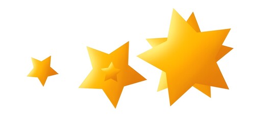 yellow star on white background