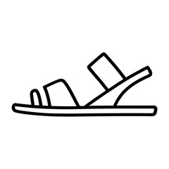 Vector slippers shoes