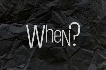 when text with question sign	