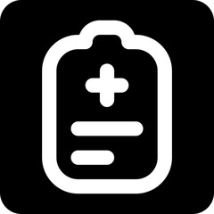 Medical treatment icon for healthcare