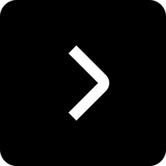 Small right angle icon for sleek interfaces