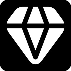 Diamond shape icon for premium content