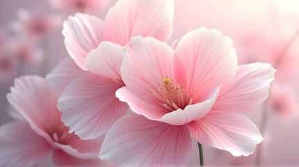 Fototapeta premium Soft Focus Photography of Delicate Spring Flowers