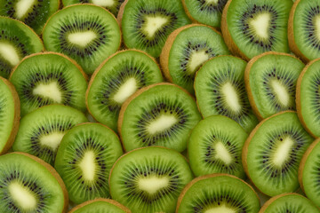 kiwi fruit background. the image was generated by ai