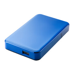 Fototapeta premium Blue External Hard Drive