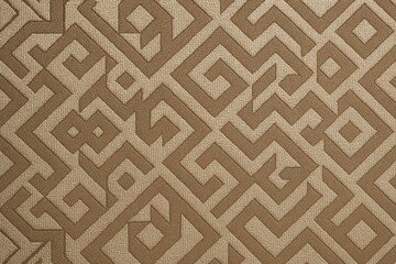 Geometric motif on textured jacquard textile