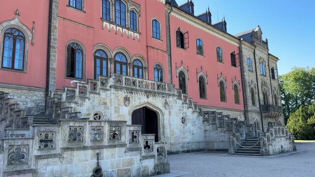 Sychrov Chateau is a neo gothic chateau located in Northern Bohemia near Turnov, Czech Republic