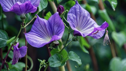 Exploring the medicinal and aesthetic qualities of Telang and purple flowers within the vine category