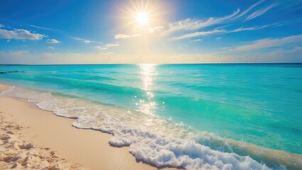 Sunny weather casting a warm glow