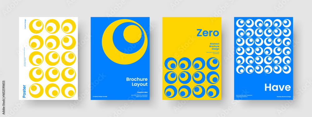 Poster geometric report layout. abstract business presentation design. creative background template. brochu
