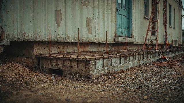 Enhance the stability of a standing building through traditional underpinning techniques