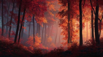 autumn, forest, fall, tree, nature, trees, landscape, leaves, park, foliage, yellow, season, leaf, orange, wood, red, woods, colors, colorful, october, color, green, golden, oak, outdoors