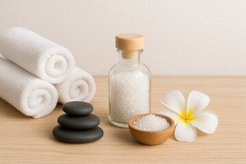 Obraz na płótnie Canvas Relaxing spa blend recipe