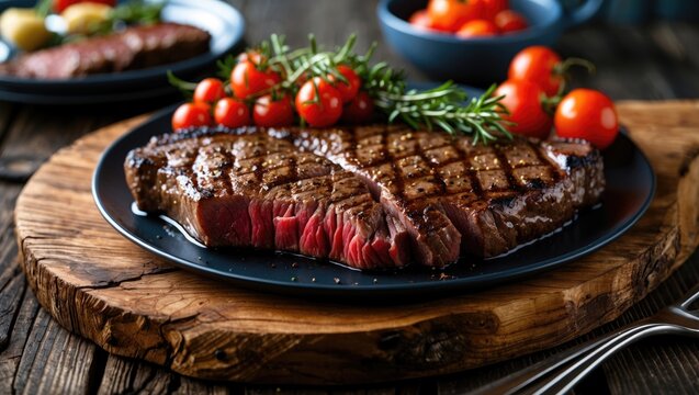 Deliciously cooked beef slices