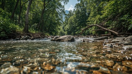 Fototapeta premium Small Untouched Waterway