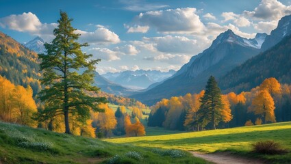 Obraz premium Stunning vistas that compel you to halt and take in the scenery