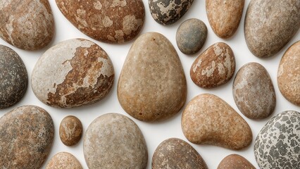 Tranquil Expansive Water Stones Creative Nature Banner Holiday Feng Shui Imagery
