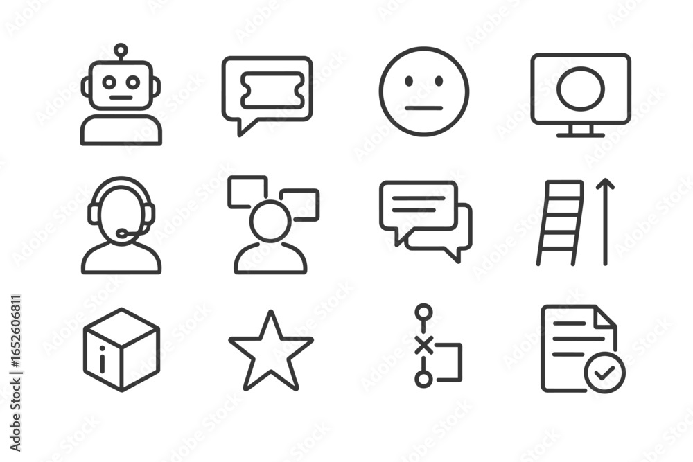 Poster star chat resolved empathy icons support icon feed metaverse cube rating panel