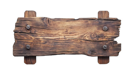 Antique Wooden Signboard PNG Isolated Transparent Clip-art.