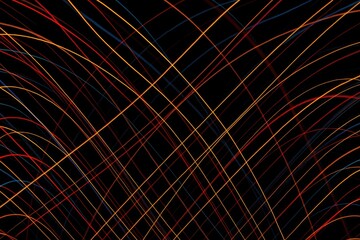 Vibrant line of color combined with abstract designs for light overlay backgrounds, utilizing particle art tools, night party scenes, or shutter bulb motion effects