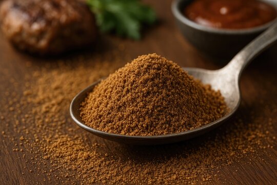 Spoonful of dry cumin powder