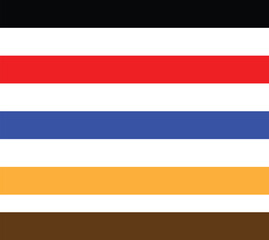 Straight line, stripe series from thin to thick. more color line vector file