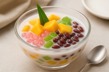 Tasty and refreshing Asian dessert with a sweet twist