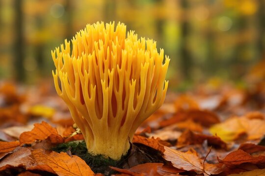 Ramaria flavobrunnescens: a vivid yellowish-brown coral fungus