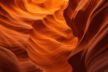 Famous Slot Canyon with Stunning Rock Structures