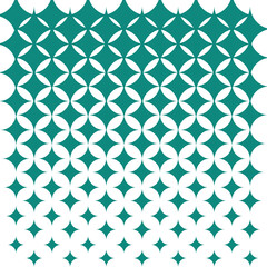 Optical geometric pattern of intersecting circles that creates a star and flower motif. This pattern is often called an overlapping circles pattern or tessellation pattern.