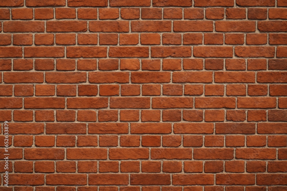 Poster background with a pattern of red bricks