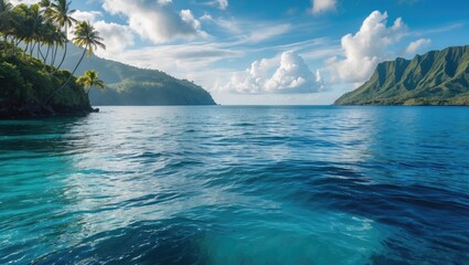 Large landmass amidst the sea