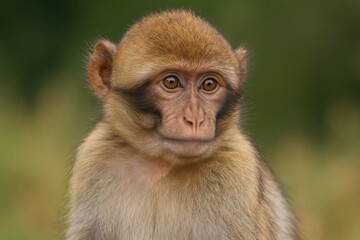 Obraz premium Primate species native to the Berber area