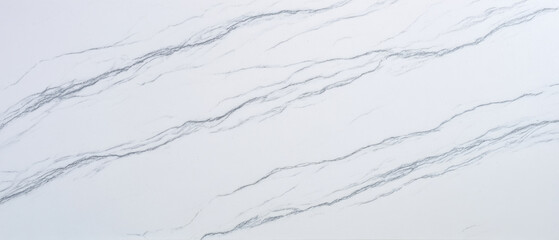 Statuario marble texture with dynamic diagonal gray veins across a white base