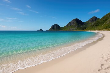 Obsidian Coastline Scene