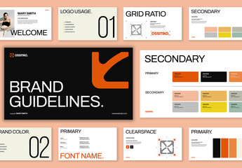Brand Guidelines Template Presentation Layout